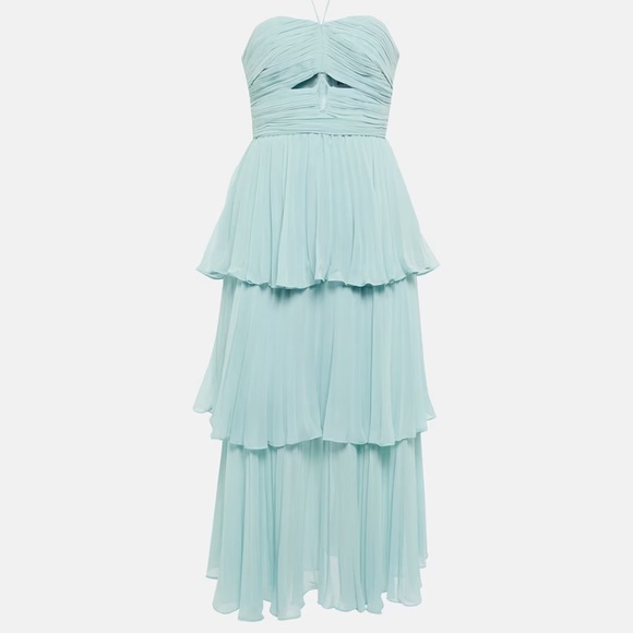 Self-Portrait Dresses & Skirts - Self-Portrait cutout halter neck midi dress